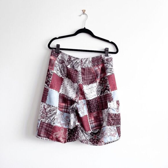 Billabong Mens Patchwork Bottle Opener Swim Trunks Board Shorts Multi Size 32 - Picture 2 of 9